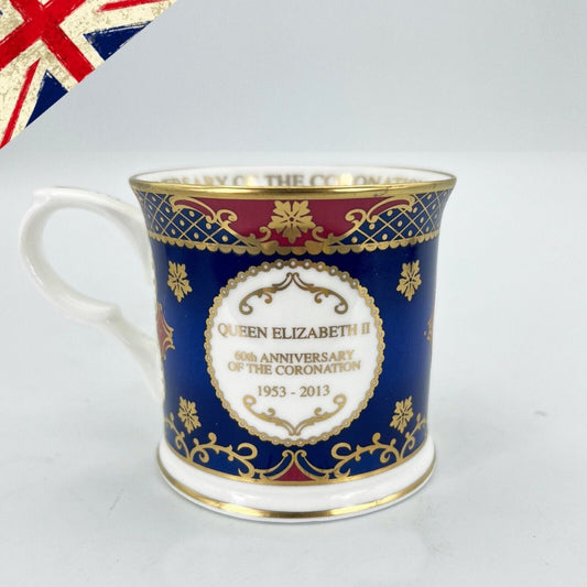 Tazza Mug Inglese Regina Elisabetta Casa Reale commemorativa da collezione Imari Categoria  Arte e antiquariato:Porcellana e ceramica:Altro porcellana e ceramica