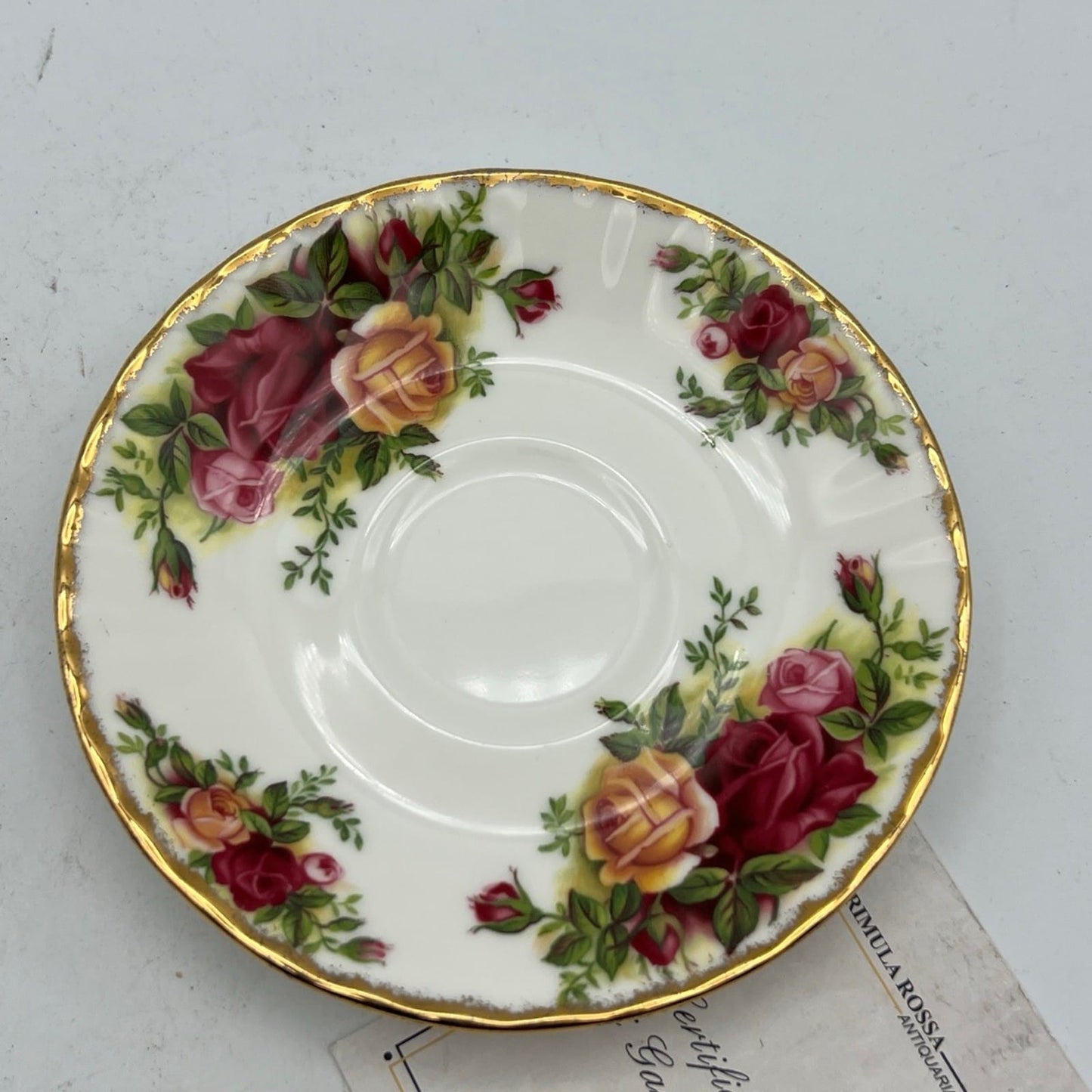 Tazza tazzina da per caffè  in porcellana Royal Albert Old Country Roses 1962 Categoria  Servizio tazze - Tazze