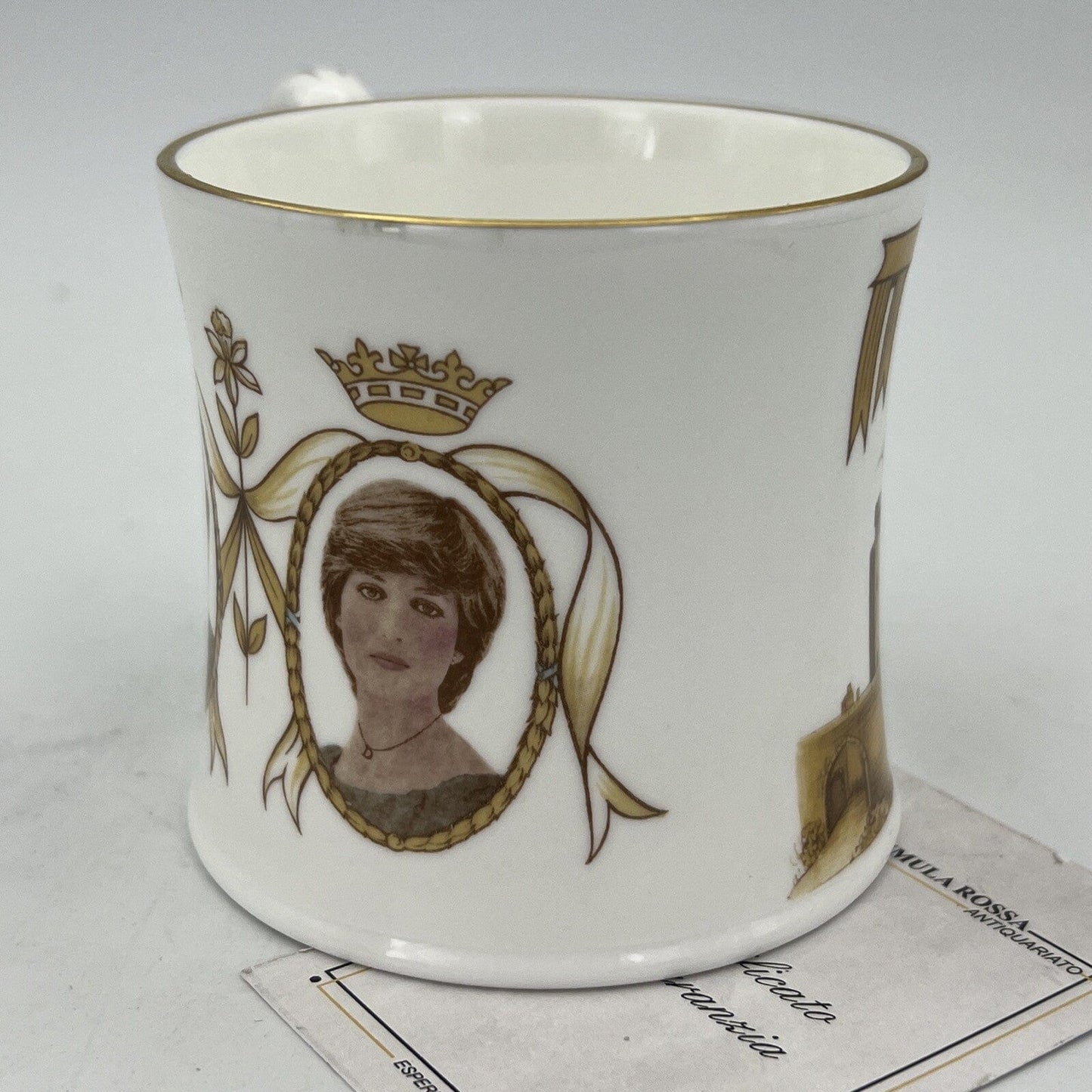 Tazza Vintage Inglese Matrimonio Principe Carlo  e Lady Diana Casa Reale 1981 Categoria  Piatti e Piattini