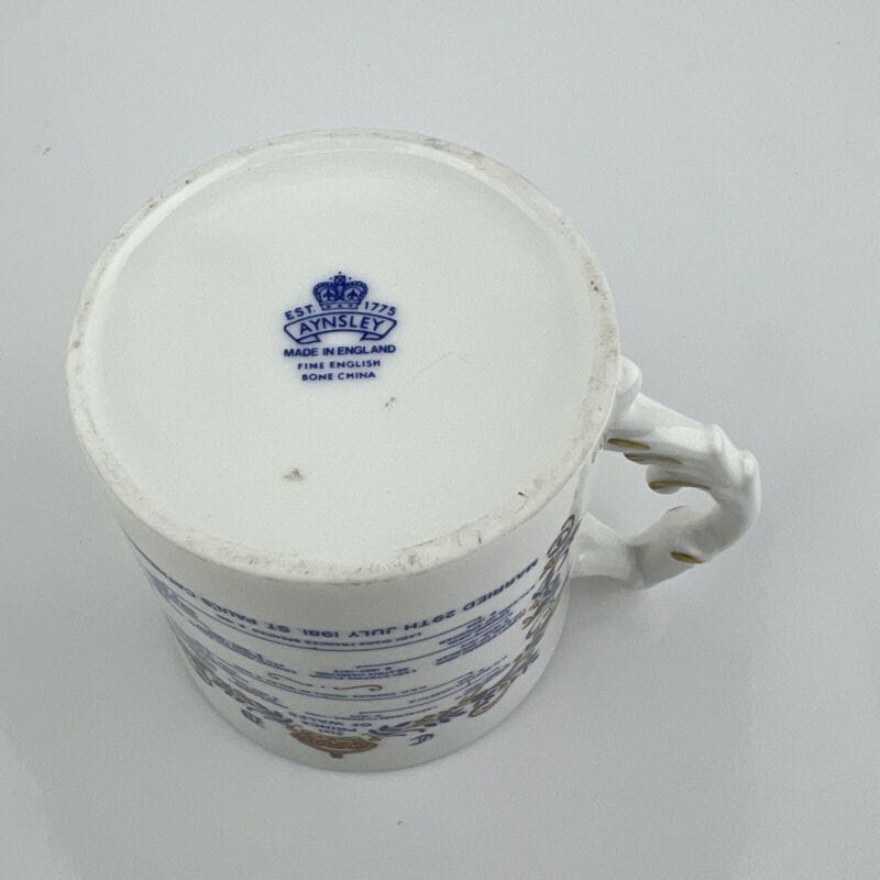Tazza Vintage Mug Inglese Matrimonio Principe Carlo  e Lady Diana Casa Reale Categoria  Ceramiche e Porcellane