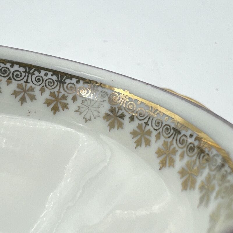 Tazzina da caffe antica in porcellana Bavaria anni 50 tazza a fiori  oro Vintage Categoria  Servizio tazze - Tazze