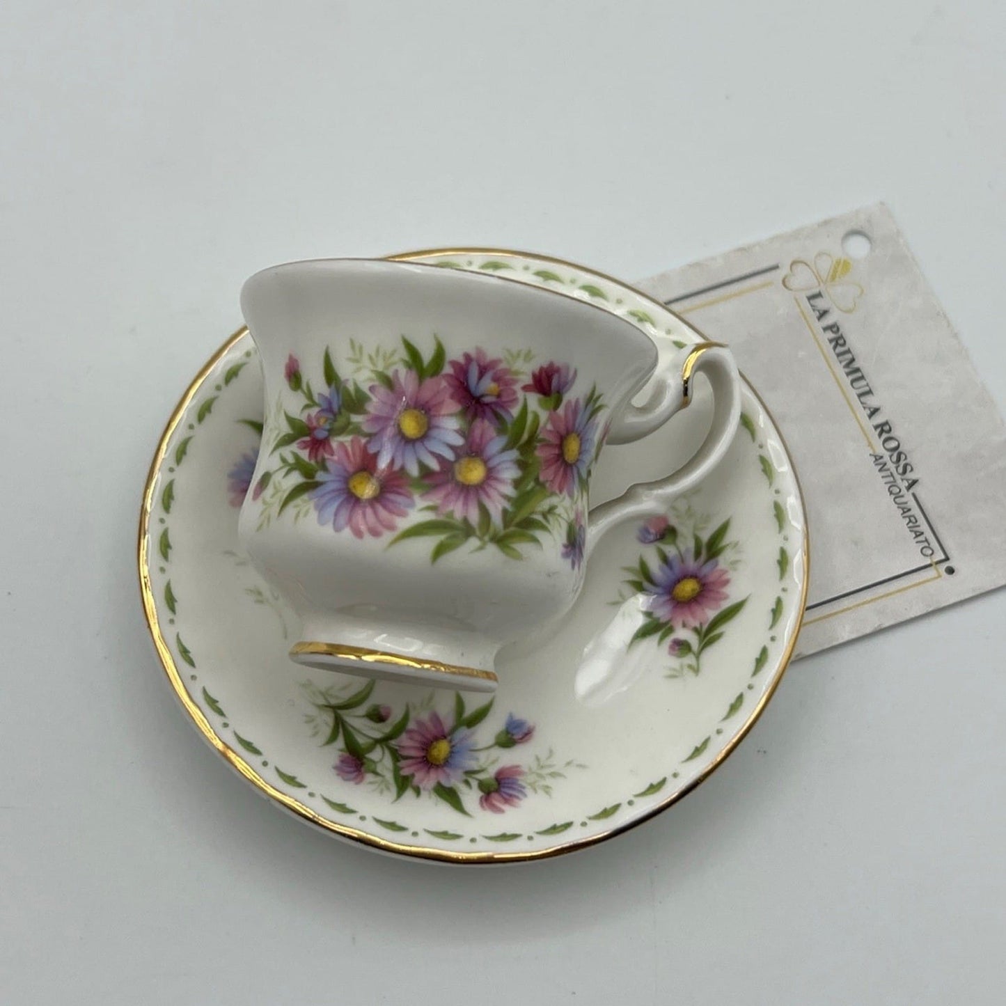 Tazzina da tè The in porcellana Royal Albert mese di Settembre Mignon Miniatura Categoria  Servizio tazze - Tazze