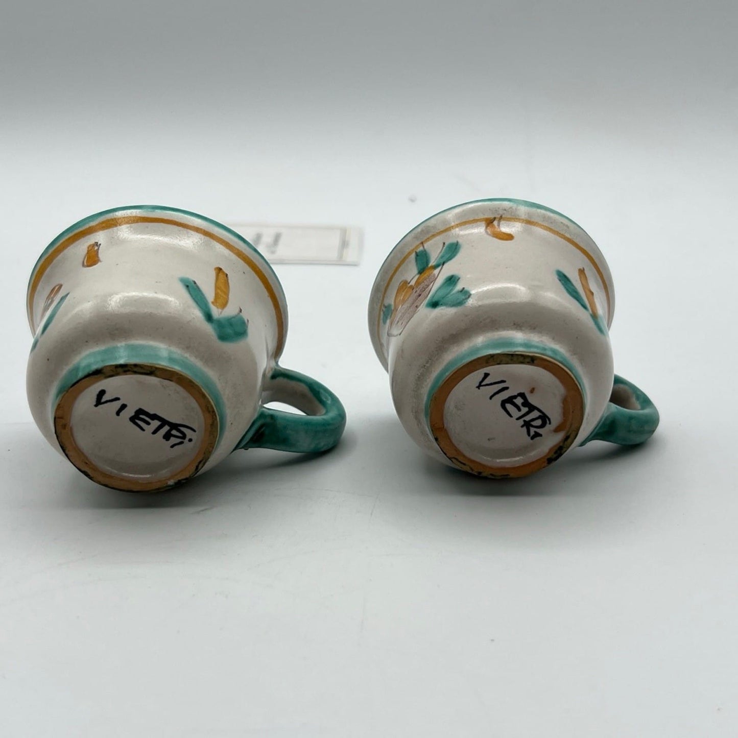 Tazzine da caffe in ceramica di Vietri sul mare tazze vietresi Vintage Art A Categoria  Servizio tazze - Tazze