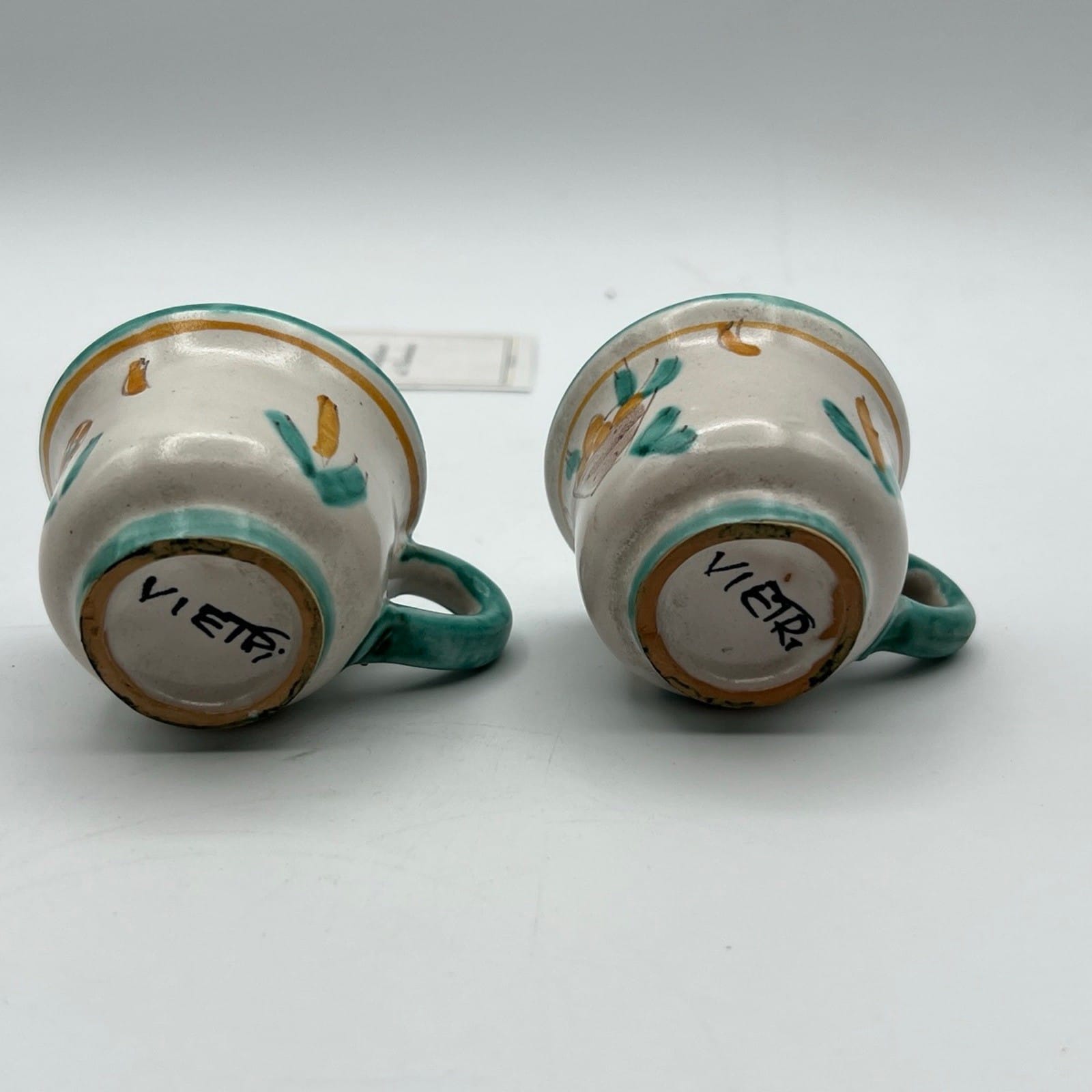 Tazzine da caffe in ceramica di Vietri sul mare tazze vietresi Vintage Art A Categoria  Servizio tazze - Tazze