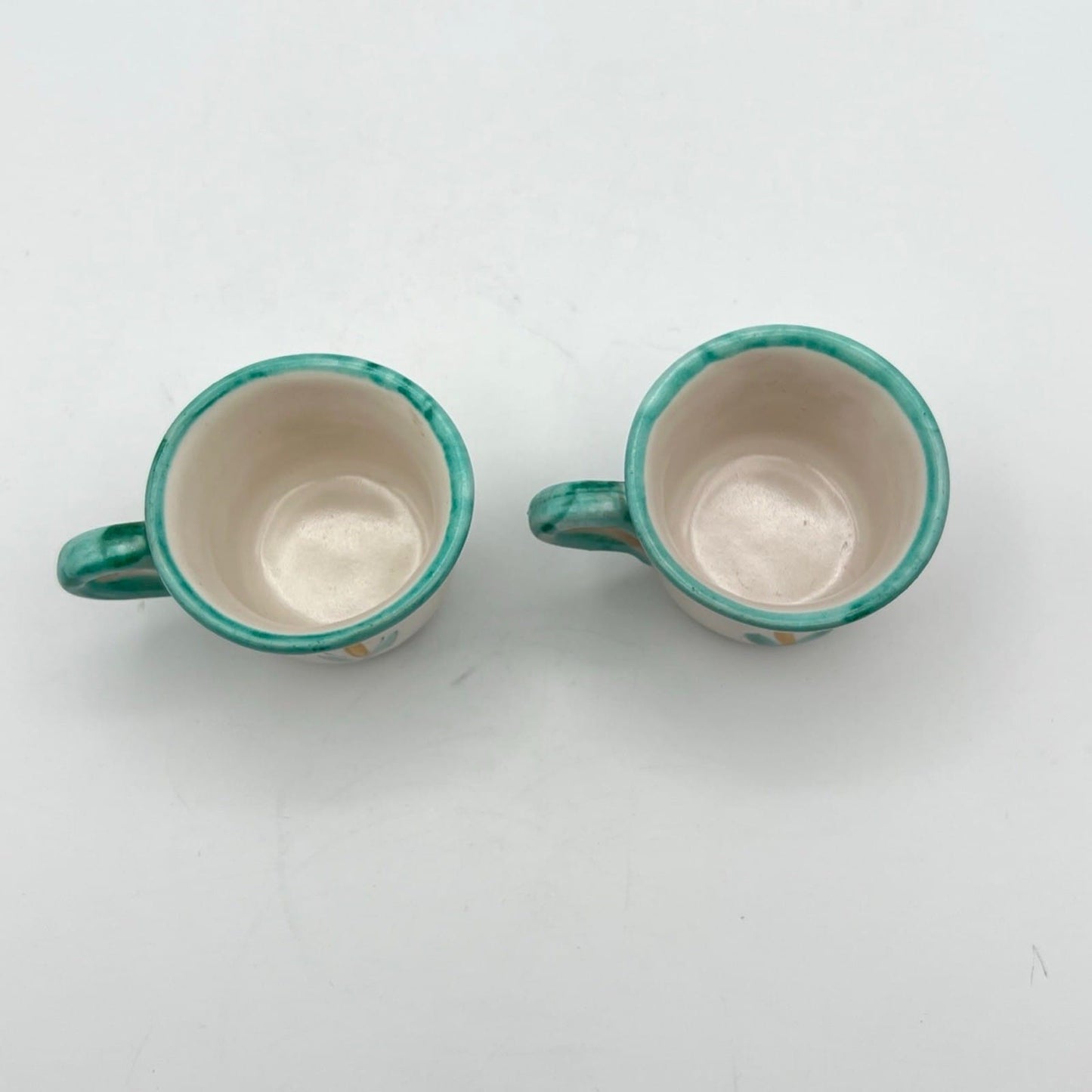 Tazzine da caffe in ceramica di Vietri sul mare tazze vietresi Vintage Art A Categoria  Servizio tazze - Tazze