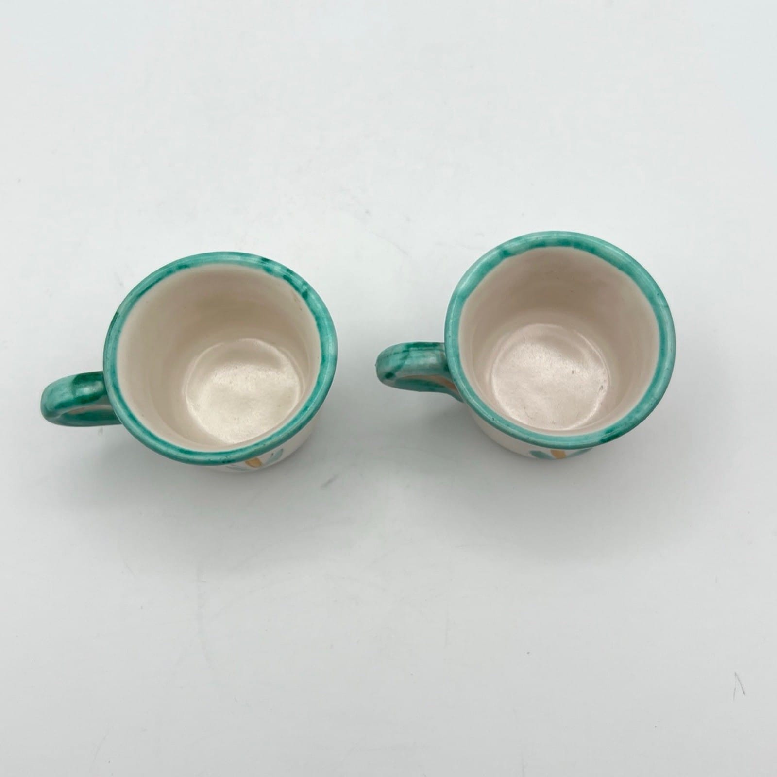 Tazzine da caffe in ceramica di Vietri sul mare tazze vietresi Vintage Art A Categoria  Servizio tazze - Tazze