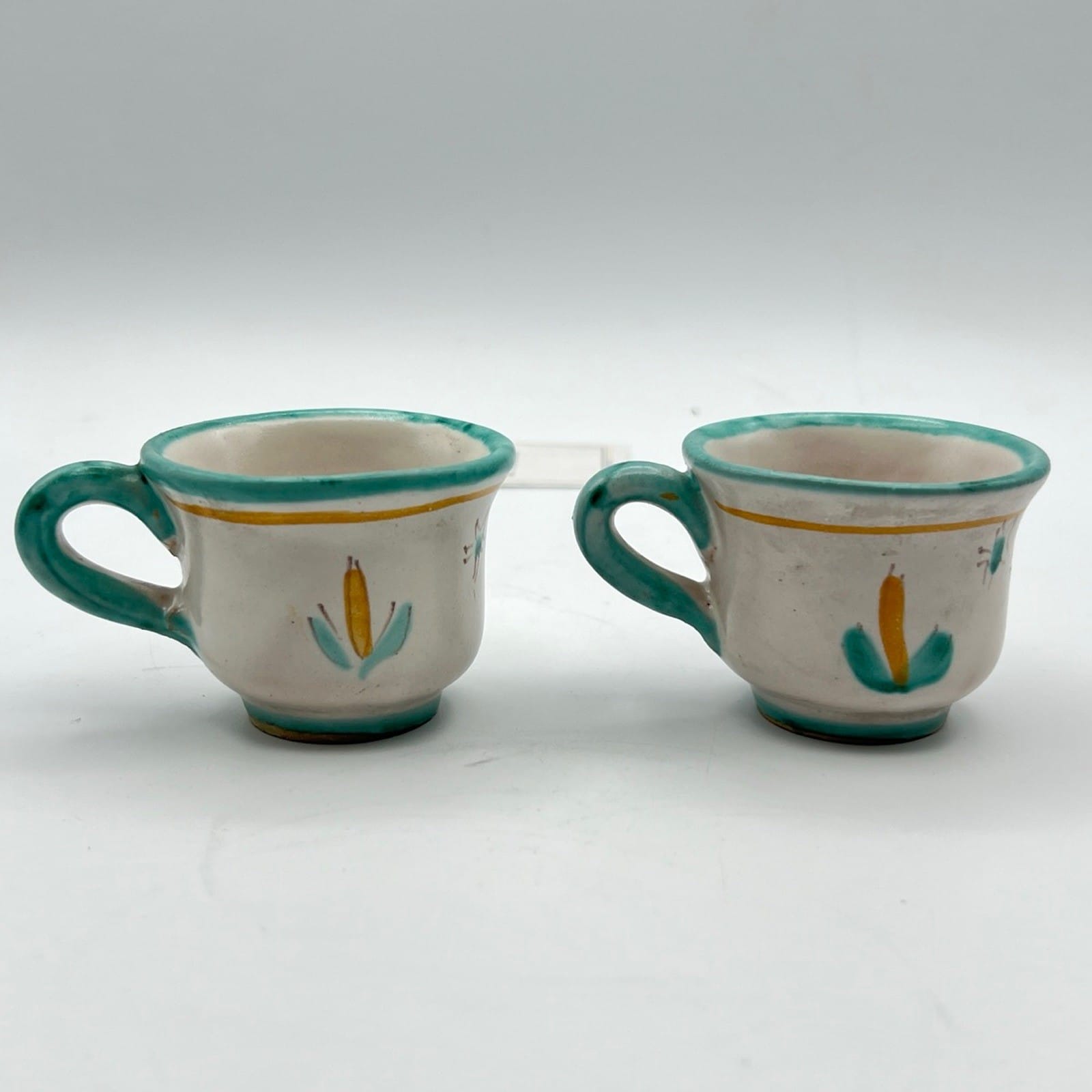 Tazzine da caffe in ceramica di Vietri sul mare tazze vietresi Vintage Art A Categoria  Servizio tazze - Tazze