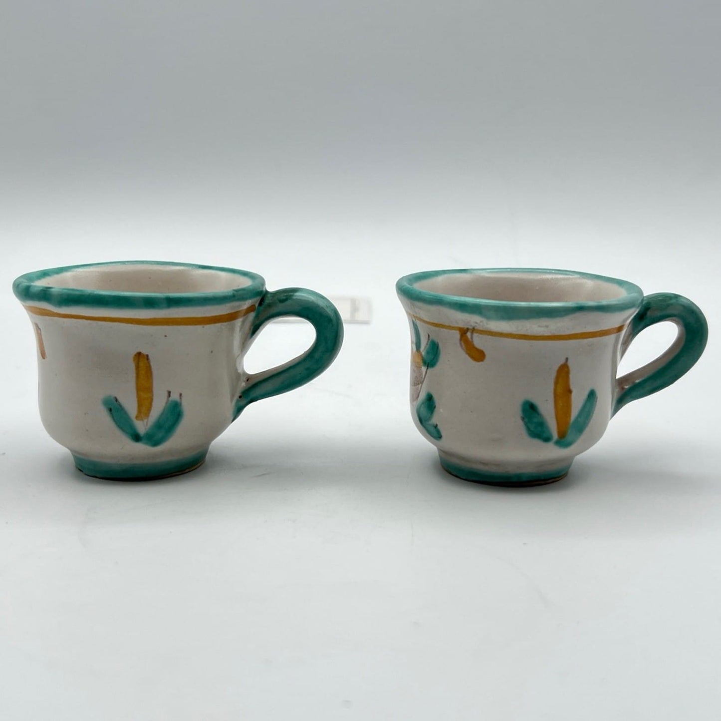 Tazzine da caffe in ceramica di Vietri sul mare tazze vietresi Vintage Art A Categoria  Servizio tazze - Tazze