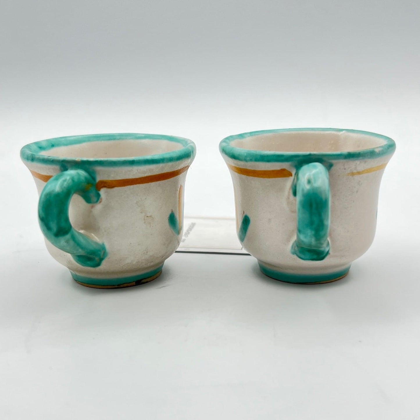 Tazzine da caffe in ceramica di Vietri sul mare tazze vietresi Vintage Art B Categoria  Servizio tazze - Tazze
