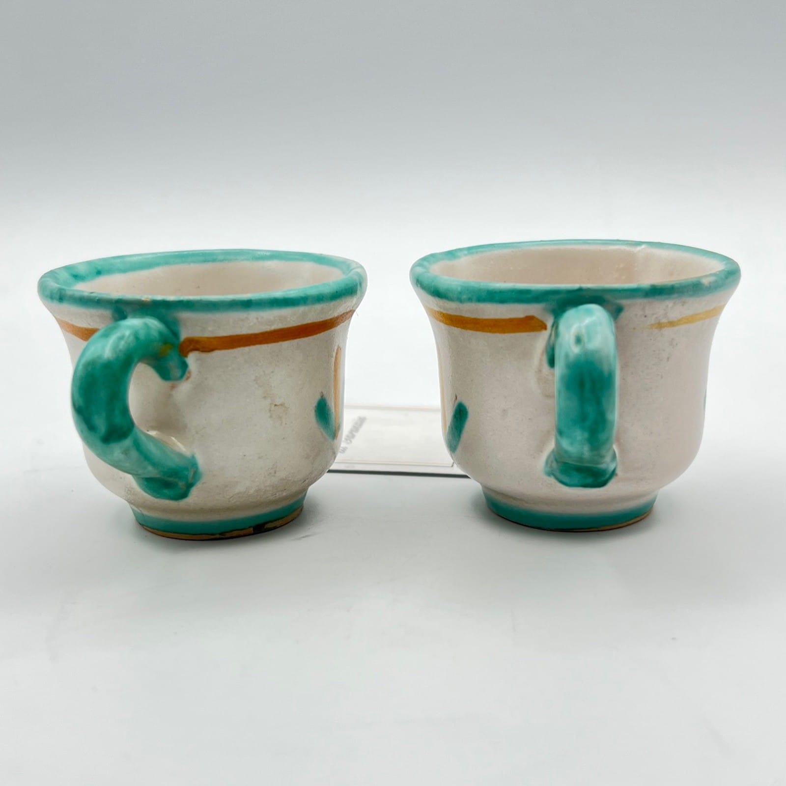 Tazzine da caffe in ceramica di Vietri sul mare tazze vietresi Vintage Art B Categoria  Servizio tazze - Tazze