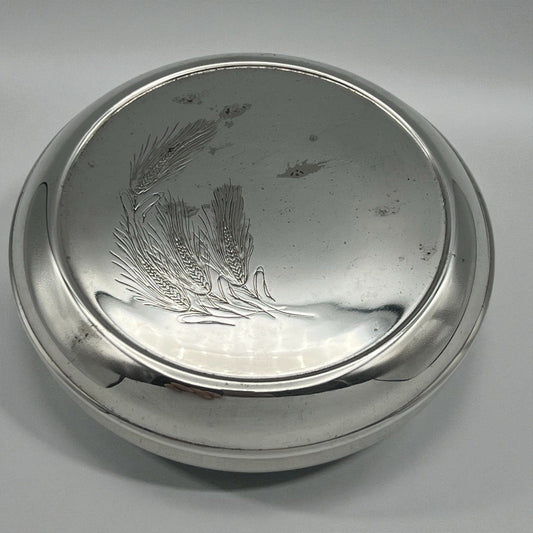 Teca Scatola contenitore eucaristico porta ostie in argento Silver plated patena Categoria  Sheffield & Argento