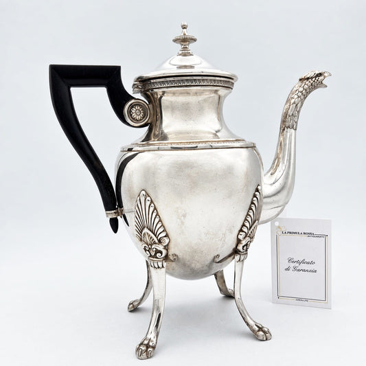 Teiera Francese in argento silver plated Sheffield Antico '1920 stile Luigi XVI Categoria  Sheffield & Argento