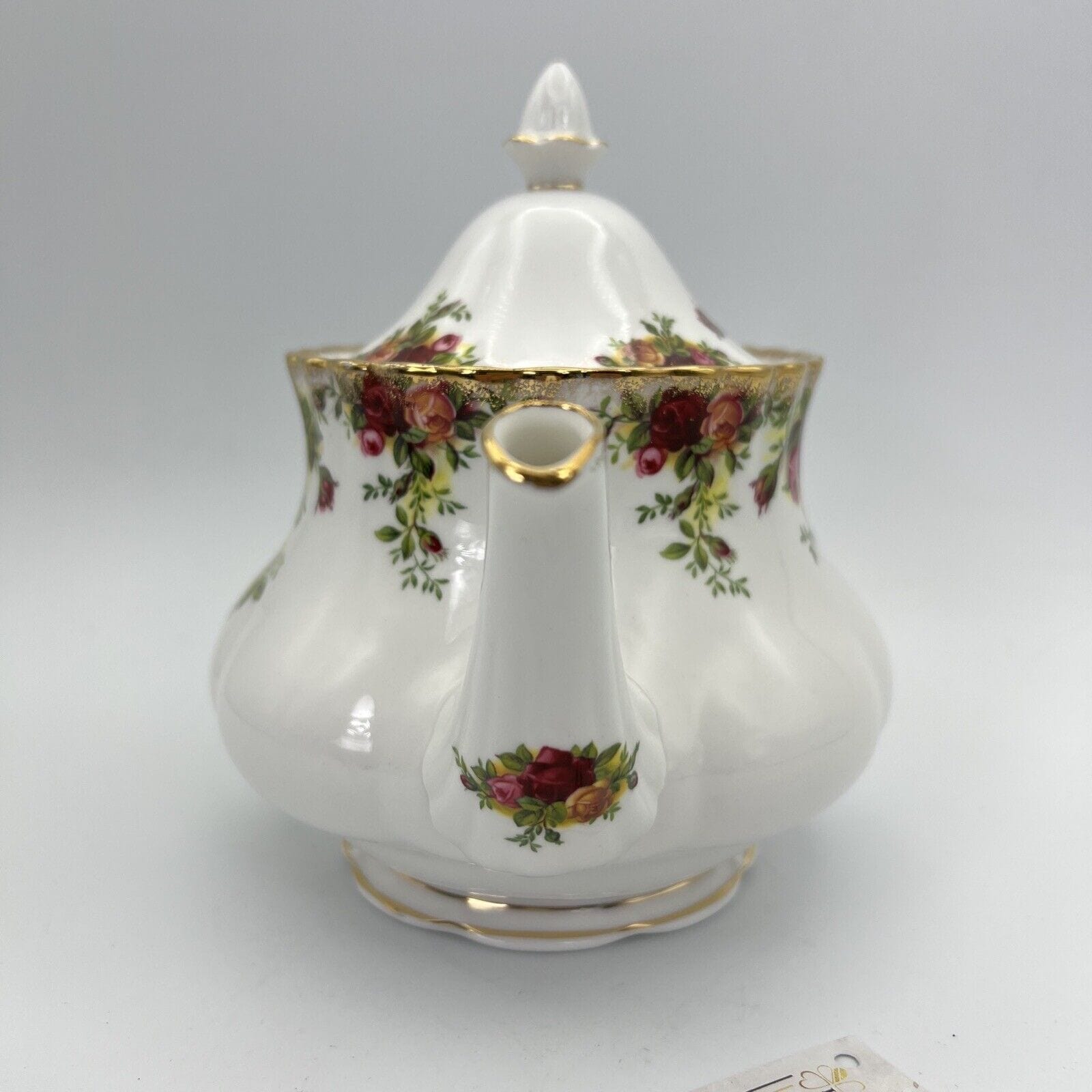 Teiera in porcellana Royal Albert Old Country Roses anni '60 Rose servizio the Categoria  Servizio tazze - Tazze