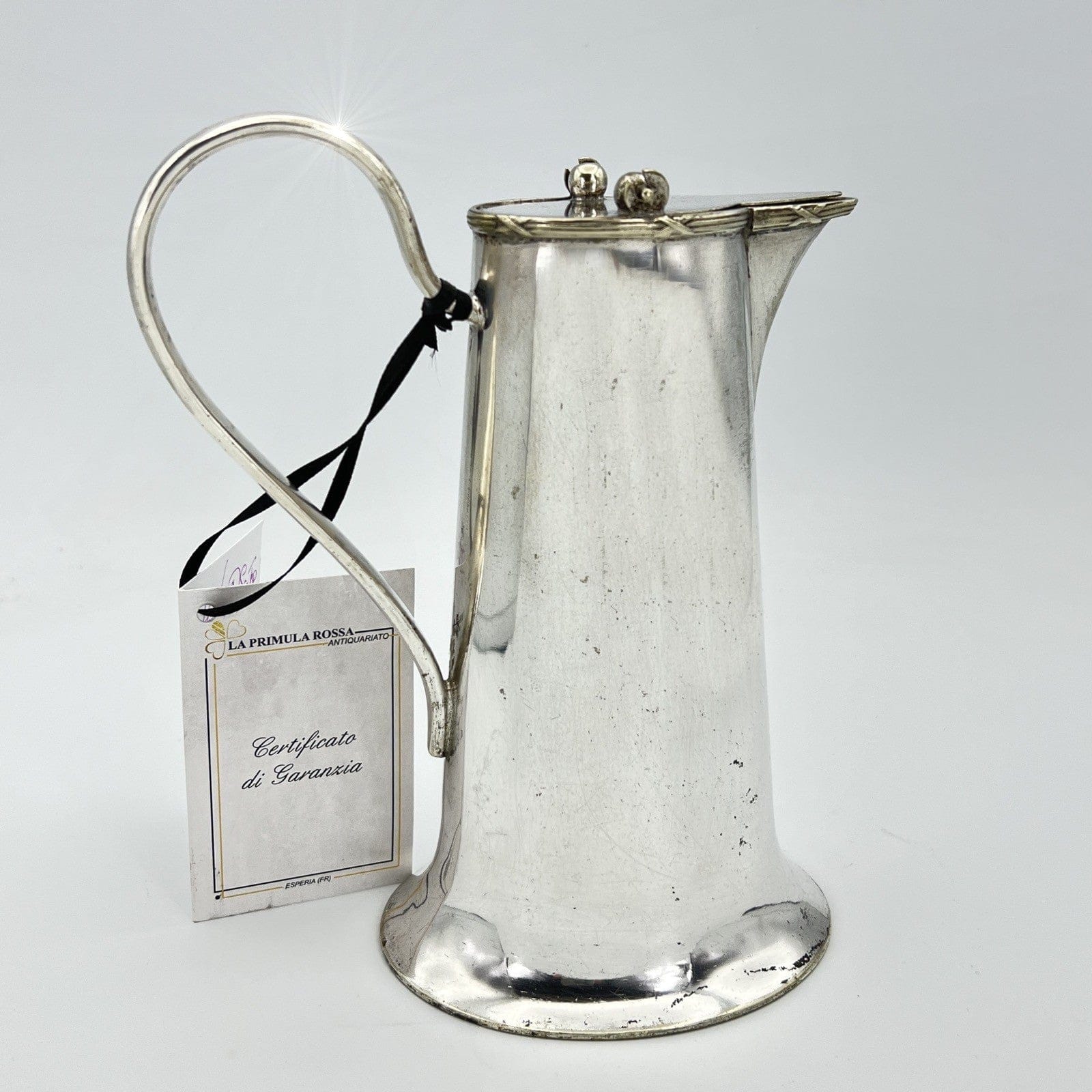 Teiera inglese in argento silver plated  sheffield caffettiera antico Versatoio Categoria  Sheffield & Argento