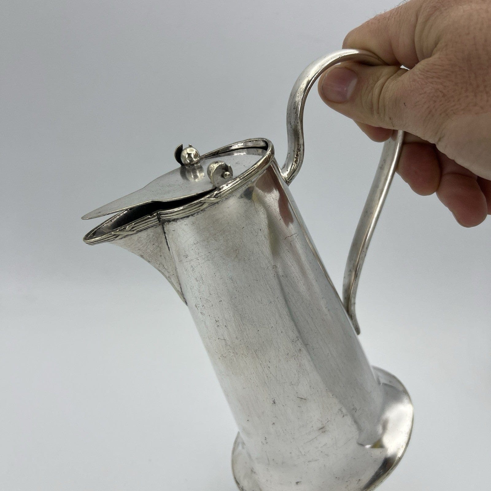 Teiera inglese in argento silver plated  sheffield caffettiera antico Versatoio Categoria  Sheffield & Argento