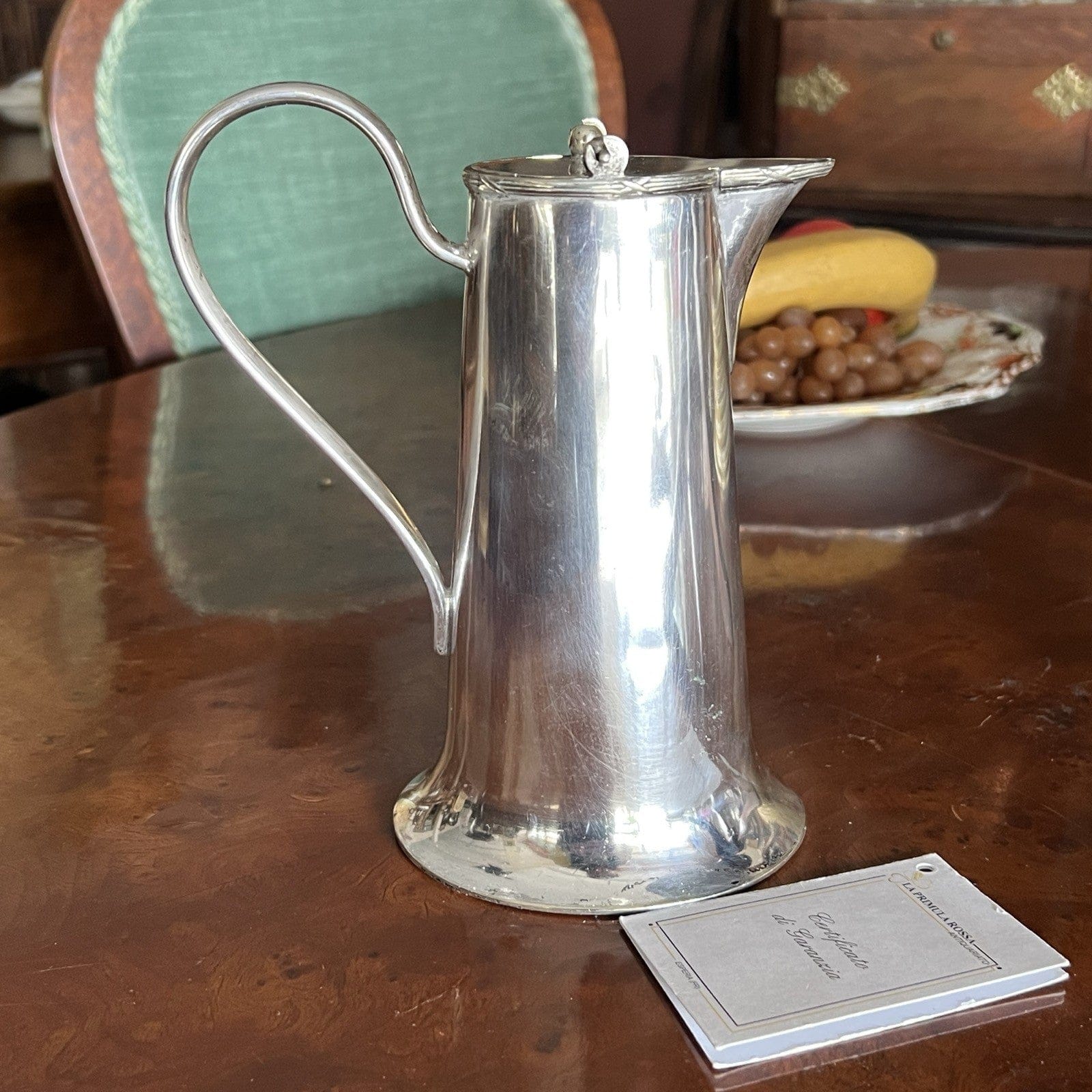 Teiera inglese in argento silver plated  sheffield caffettiera antico Versatoio Categoria  Sheffield & Argento