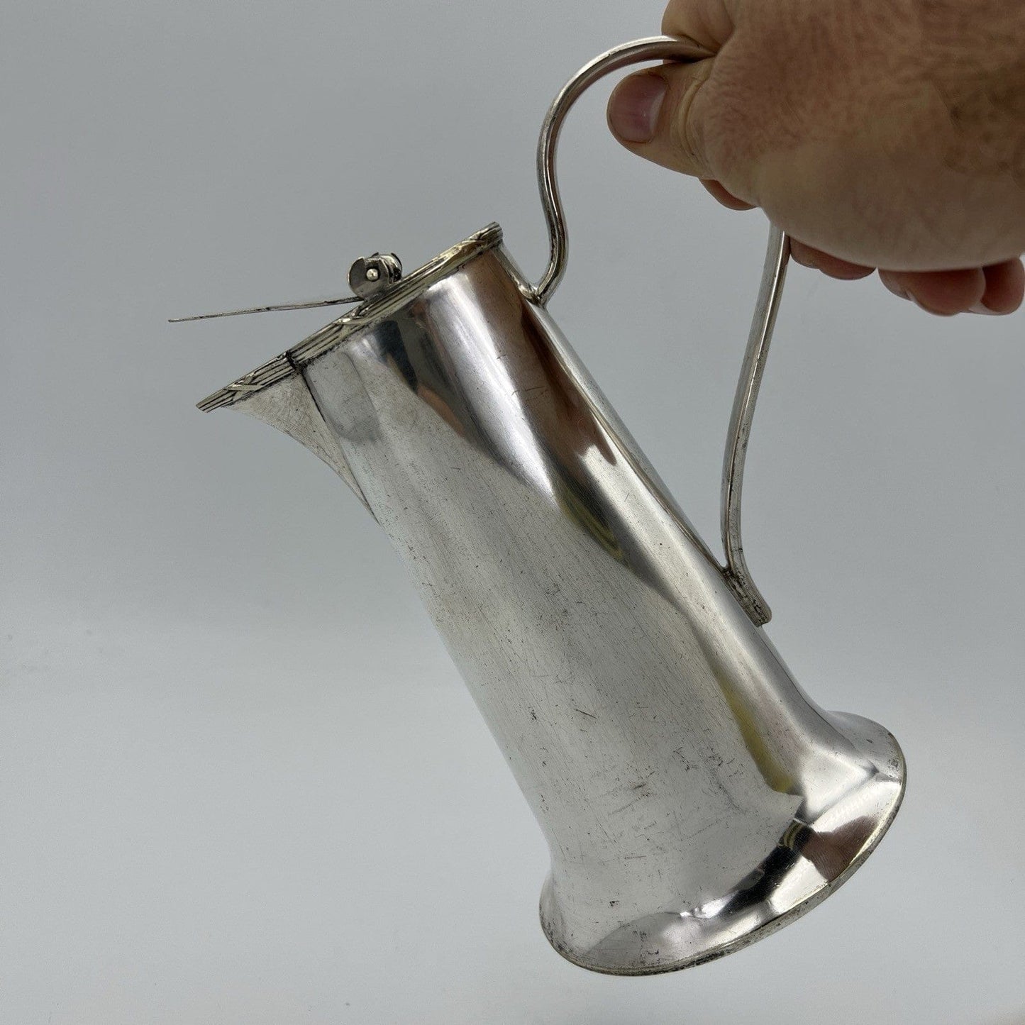 Teiera inglese in argento silver plated  sheffield caffettiera antico Versatoio Categoria  Sheffield & Argento