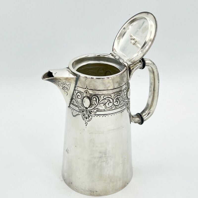 Teiera inglese in argento silver plated  sheffield caffettiera antico Versatoio Categoria  Sheffield & Argento