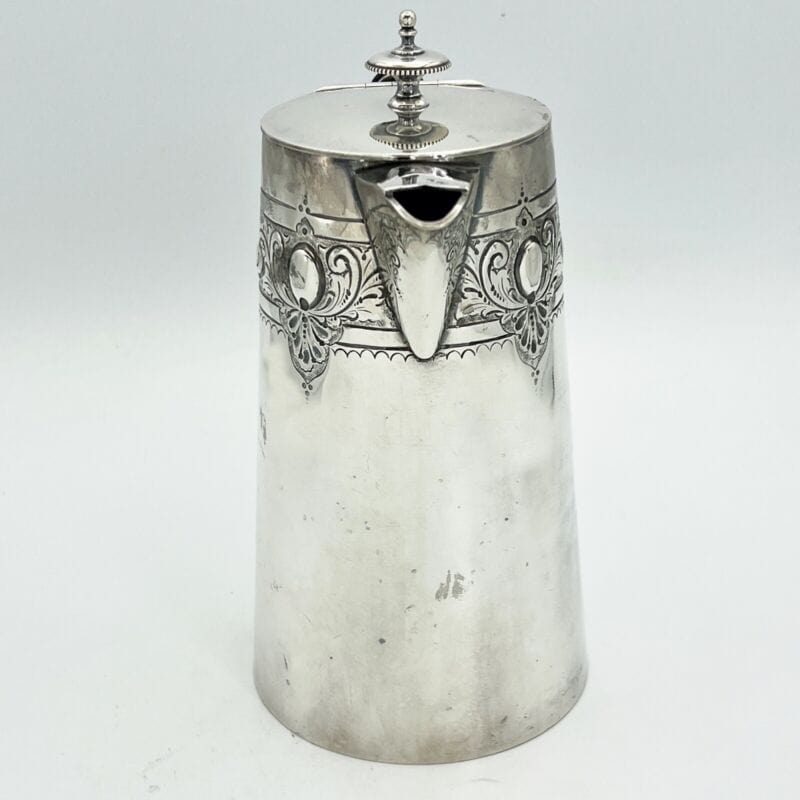 Teiera inglese in argento silver plated  sheffield caffettiera antico Versatoio Categoria  Sheffield & Argento