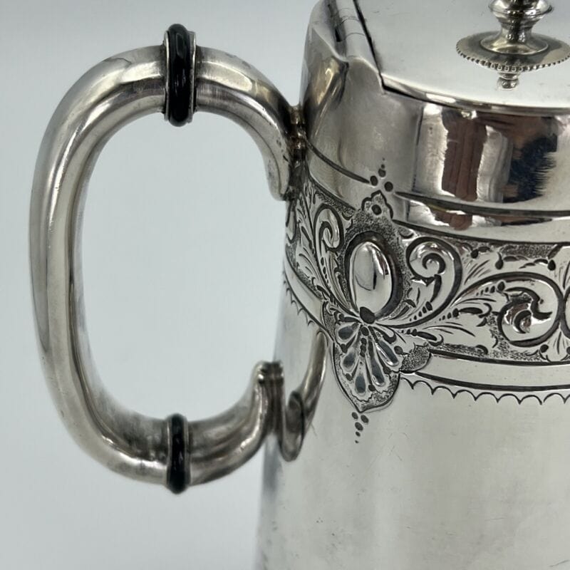 Teiera inglese in argento silver plated  sheffield caffettiera antico Versatoio Categoria  Sheffield & Argento