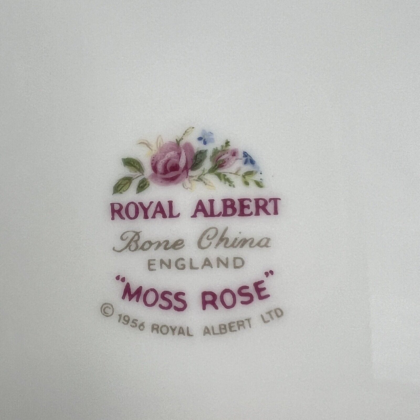 Teiera inglese in porcellana Vintage Royal Albert da tè The Moss Rose 1956 Categoria  Servizio tazze - Tazze