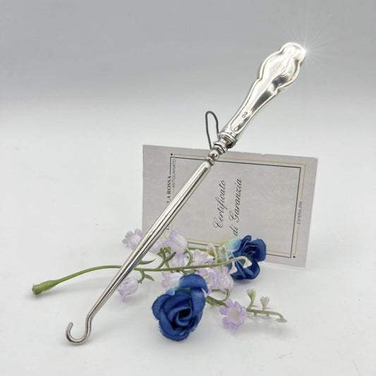 Tiralacci Antico in argento 925 inglese da toilette sterling d'epoca anno 1920 Categoria  Sheffield & Argento