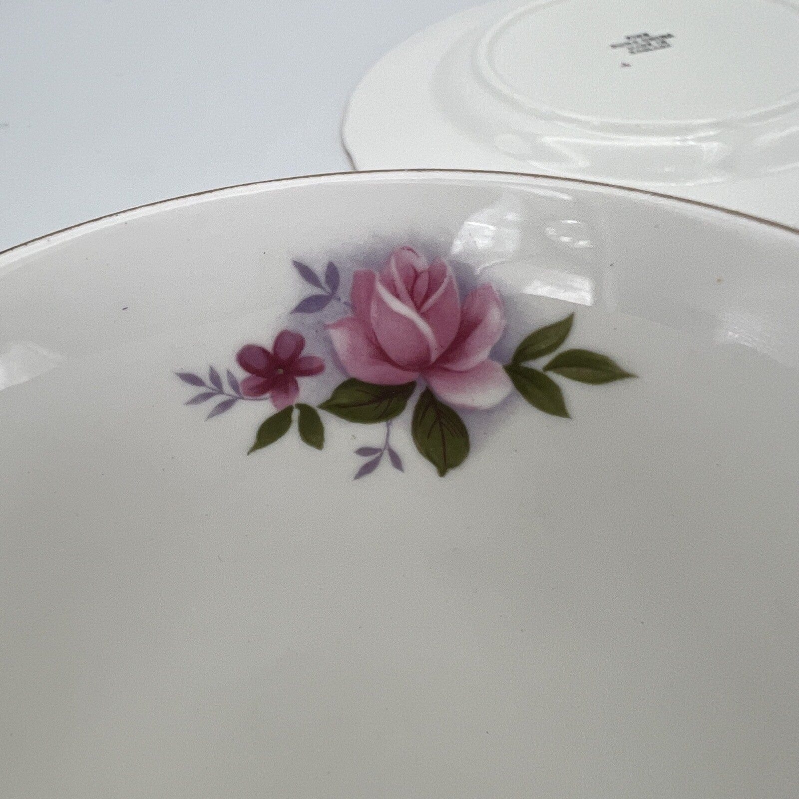 Trio da tè the antico vintage in porcellana vintage tazza con Piattino Rose Categoria  Servizio tazze - Tazze