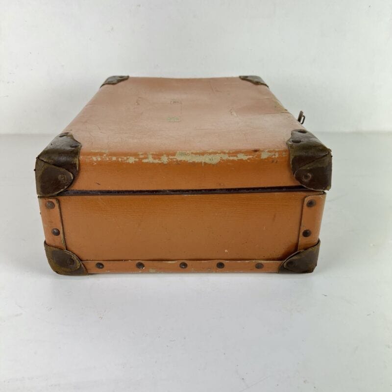 Valigia vintage anni 40 in cartone marrone Borsa Antica bagaglio da viaggio Categoria  Vintage