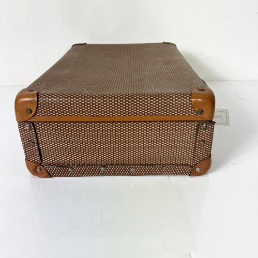 Valigia vintage anni 40 in cartone marrone Piccola Borsa Antica da viaggio Categoria  Vintage