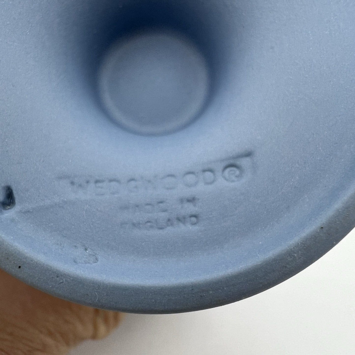 Vasetto in porcellana Wedgwood Celeste Vaso Vintage inglese cherubini angeli 900 Categoria  Vasi e Portafiori