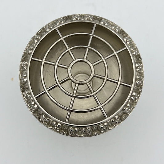 Vasetto portafiori antico in argento sheffield silver plated ciotola fiori Categoria  Sheffield & Argento