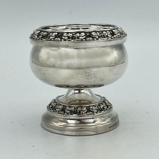 Vasetto portafiori antico in argento sheffield silver plated ciotola fiori Categoria  Sheffield & Argento