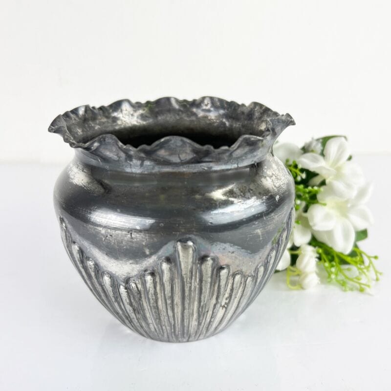 Vasetto portafiori Cache pot antico in argento sheffield silver plated epoca 800 Categoria  Sheffield & Argento