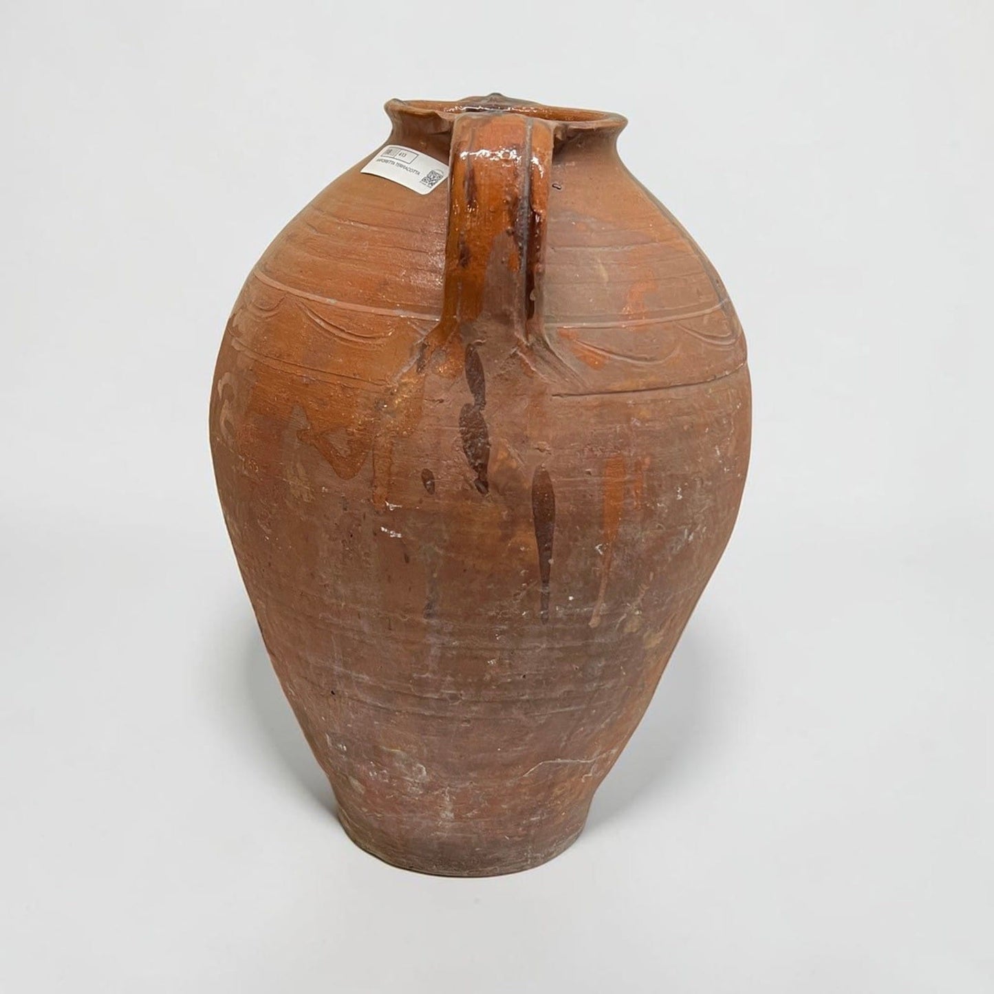 Vaso Antico in terracotta giara con manici Anfora per olio Verde Orcio 900 Categoria  altro