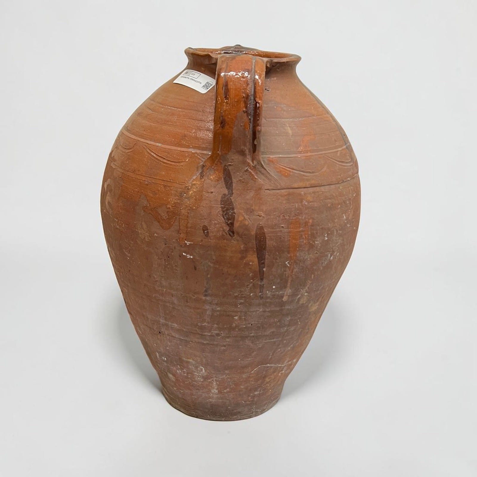 Vaso Antico in terracotta giara con manici Anfora per olio Verde Orcio 900 Categoria  altro