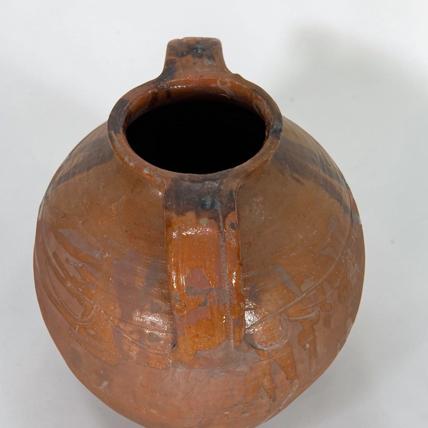 Vaso Antico in terracotta giara con manici Anfora per olio Verde Orcio 900 Categoria  altro