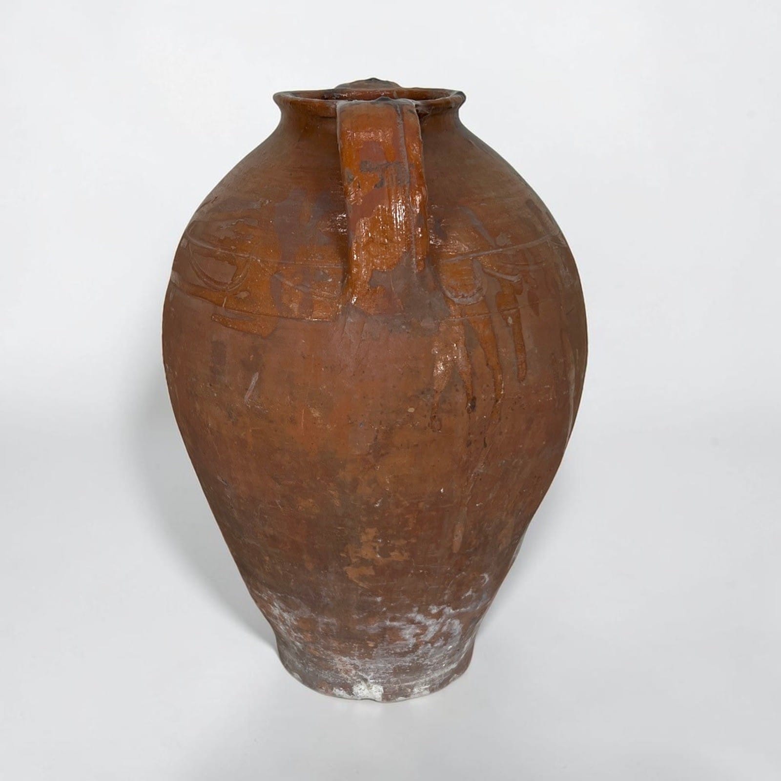 Vaso Antico in terracotta giara con manici Anfora per olio Verde Orcio 900 Categoria  altro
