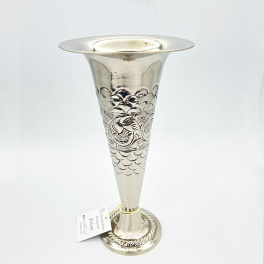 Vaso in argento stile 800 sheffield porta fiori in silverplate cesellato EPNS Categoria  Silver plated sheffield style