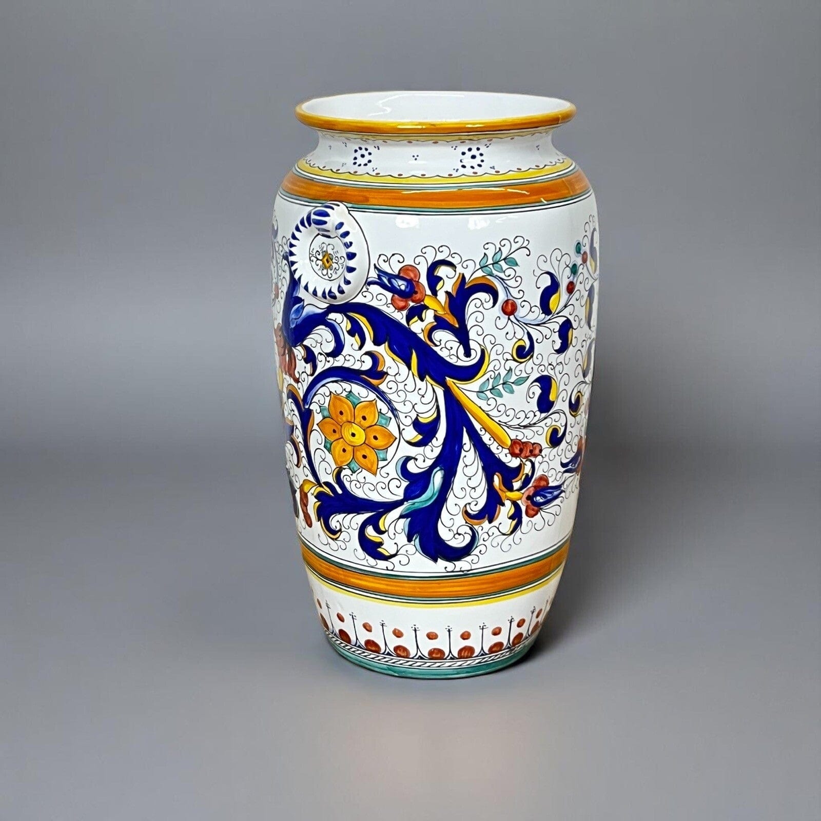 Vaso in ceramica Deruta porta ombrelli bastoni vintage Portaombrelli Maiolica Categoria  Vasi e Portafiori
