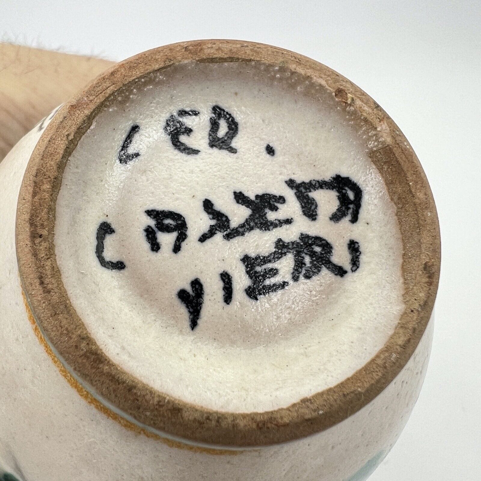 Vaso in ceramica di Vietri porta fiori anfora vintage Vasetto CASSETTA Pescatore Categoria  Vetri e Cristalli