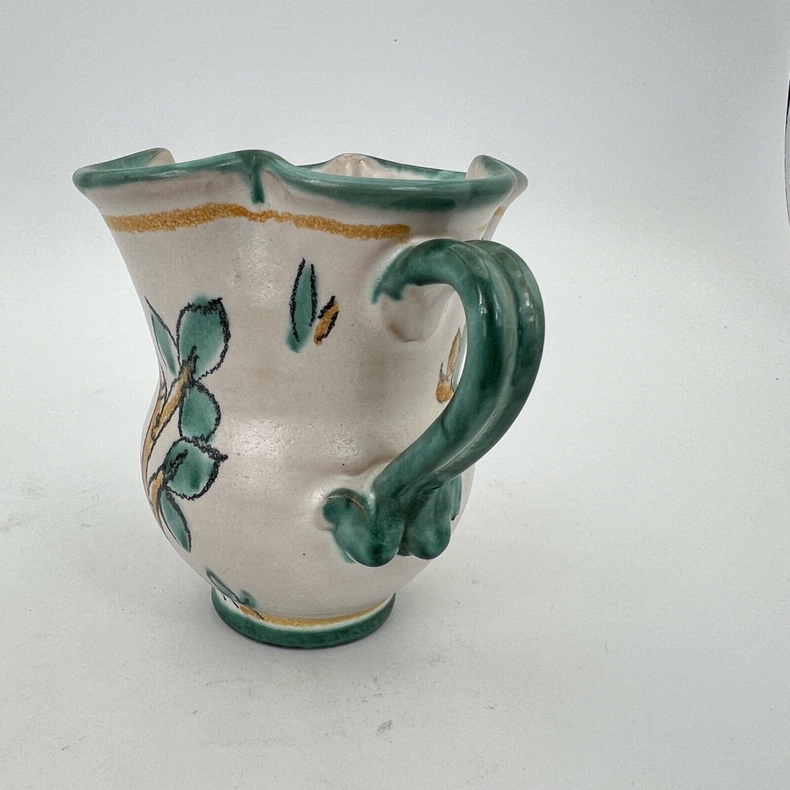 Vaso in ceramica di Vietri porta fiori caraffa anfora vintage Vasetto CASSETTA Categoria  Vetri e Cristalli