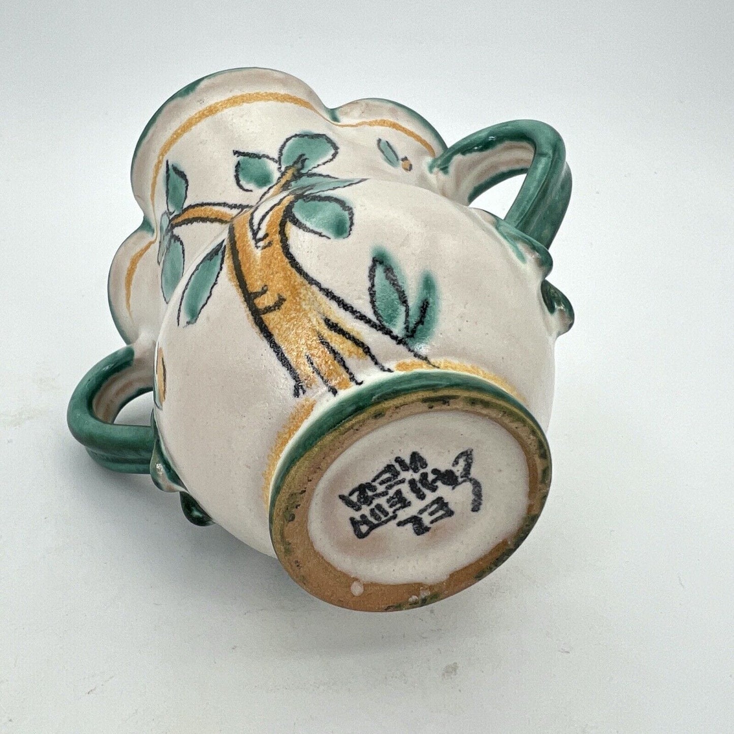Vaso in ceramica di Vietri porta fiori caraffa anfora vintage Vasetto CASSETTA Categoria  Vetri e Cristalli