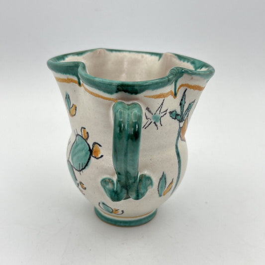 Vaso in ceramica di vietri porta fiori caraffa brocca vintage Vasetto CASSETTA Categoria  Vasi e Portafiori
