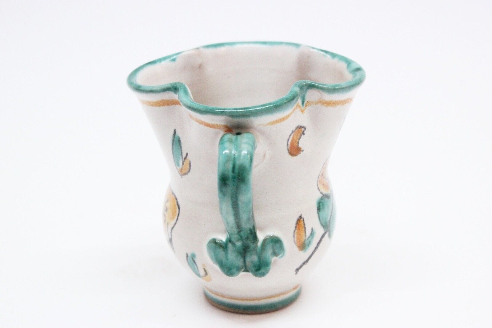 Vaso in ceramica di Vietri porta fiori caraffa vintage Vasetto CASSETTA Capra Categoria  Vetri e Cristalli