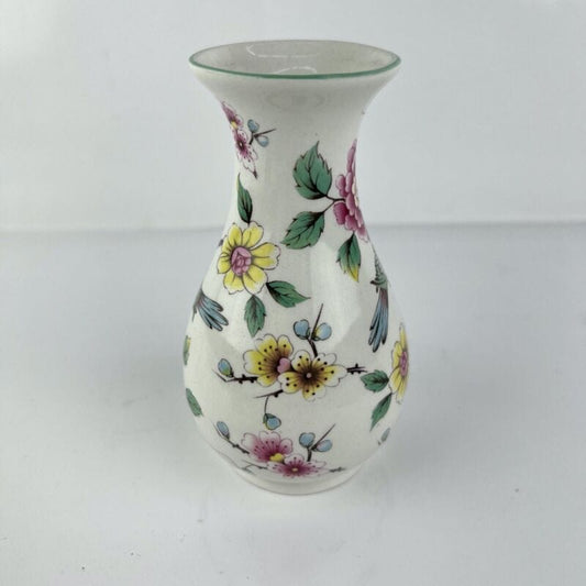 Vaso in ceramica portafiori vintage Inglese piccolo vasetto stretto con Peonie Categoria  Vetri e Cristalli