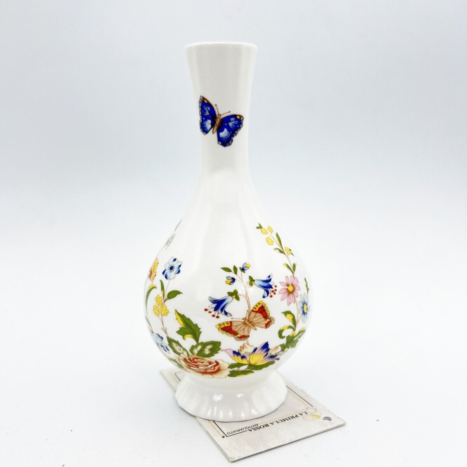 Vaso in porcellana portafiori vintage piccolo vasetto stretto monofiore Aynsley Categoria  Vasi e Portafiori
