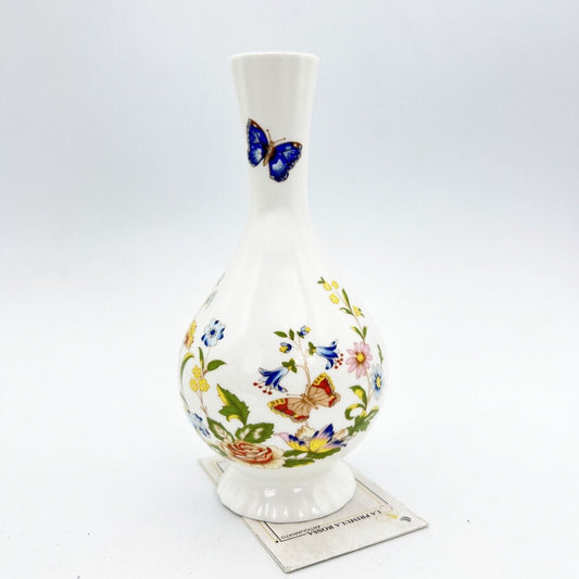 Vaso in porcellana portafiori vintage piccolo vasetto stretto monofiore Aynsley Categoria  Vasi e Portafiori