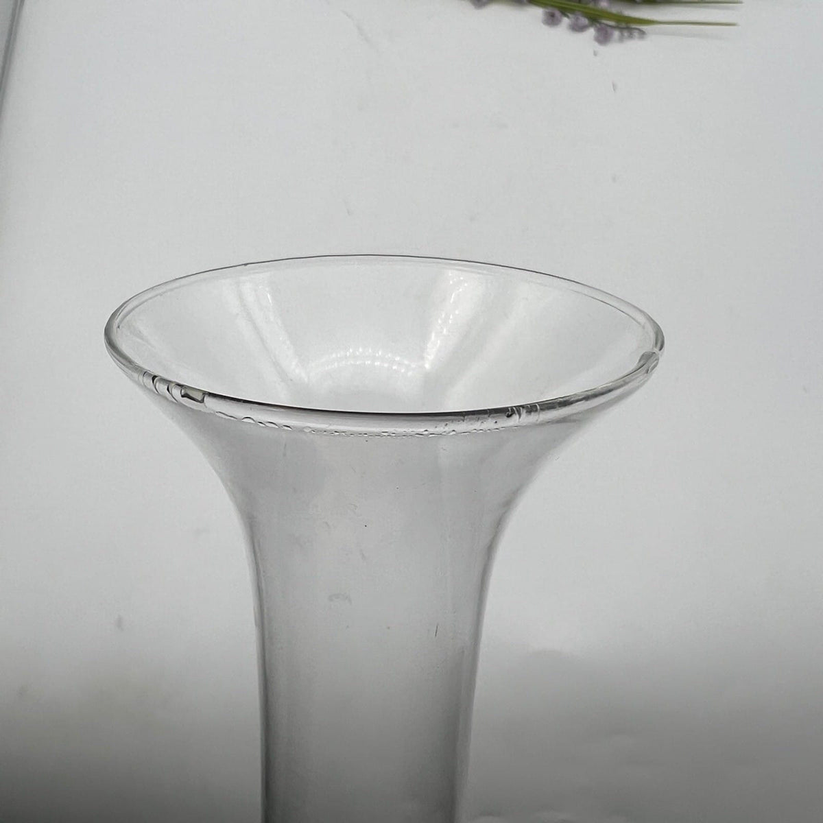 Vaso porta fiori in vetro serigrafato trasparente vasetto stretto monofiore Categoria  Vetri e Cristalli