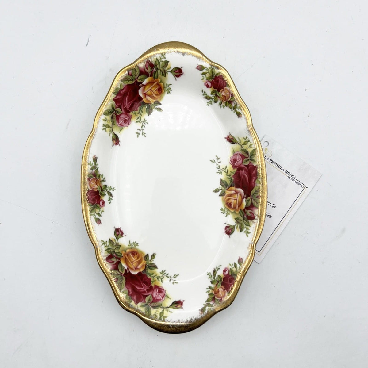 Vassoietto vassoio per biscotti in porcellana Royal Albert Old Country Roses Categoria  Piatti e Piattini