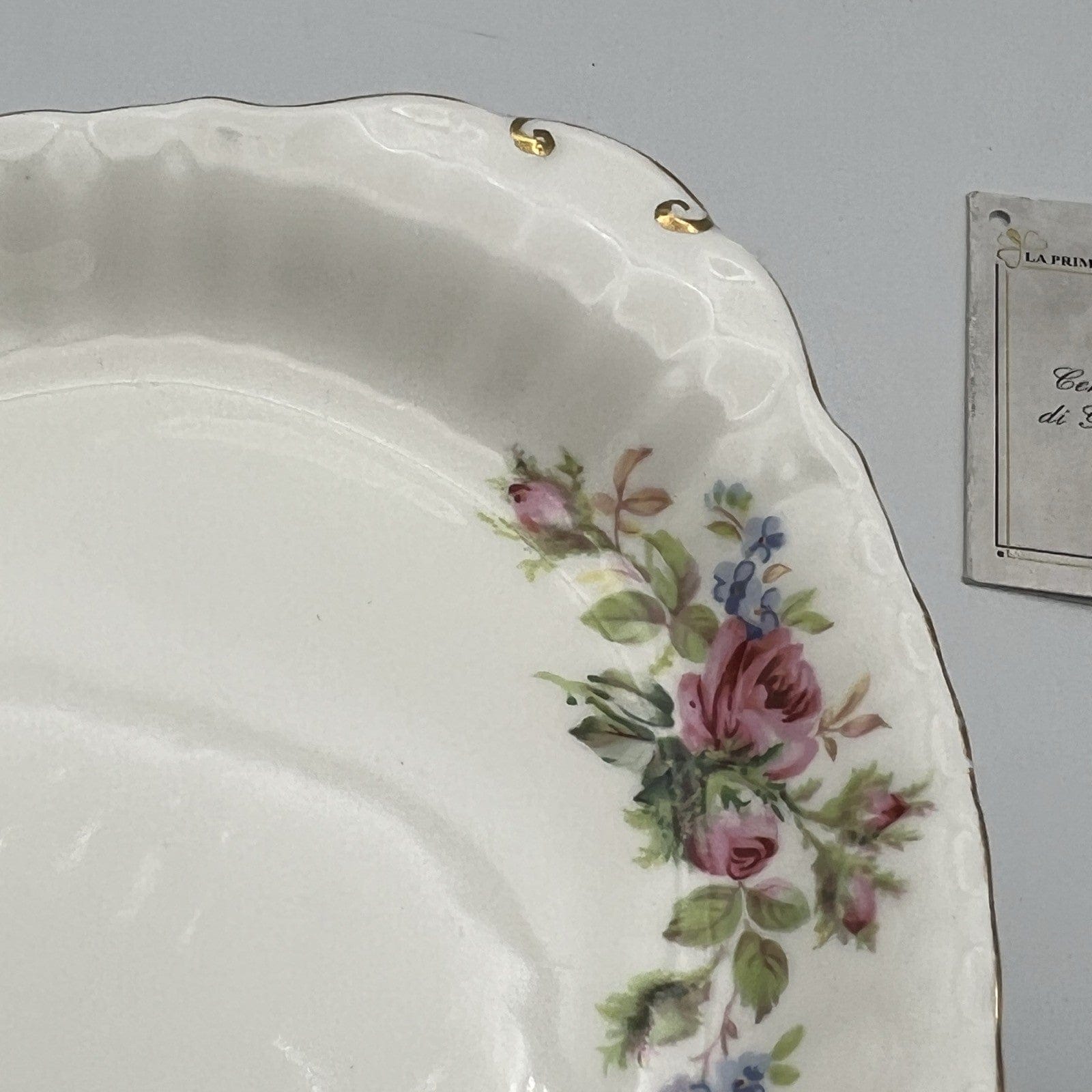 Vassoietto vassoio piatto  in porcellana Royal Albert Moss Rose 1960 Inglese Categoria  Piatti Vassoio